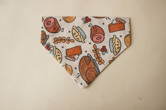 Thanksgiving Snacks Bandana