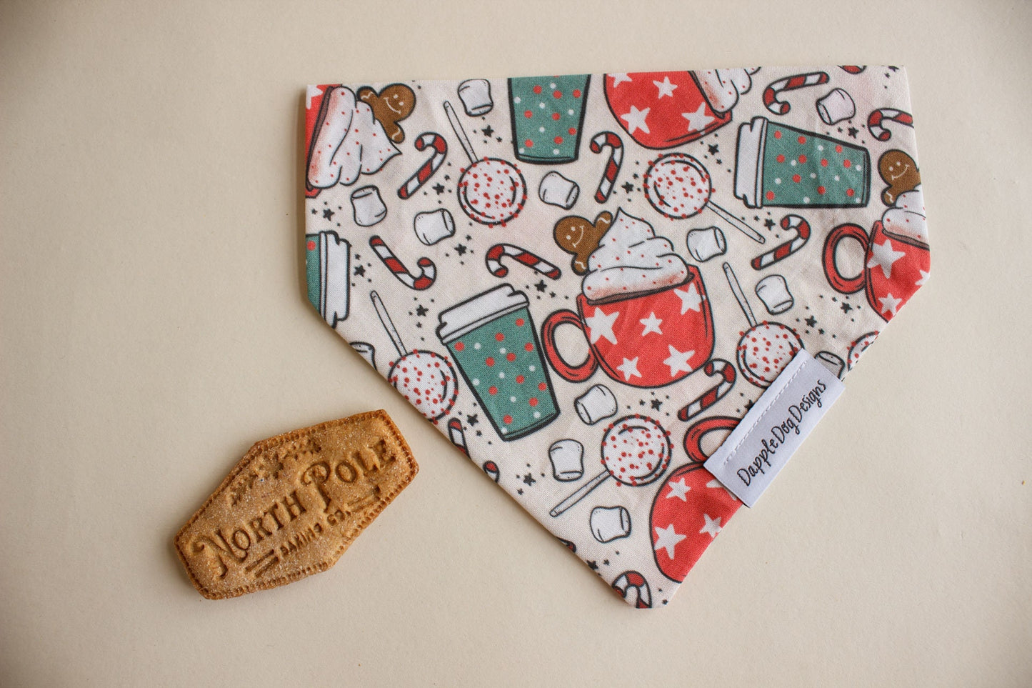 Hot Cocoa & Cake Pops Bandana