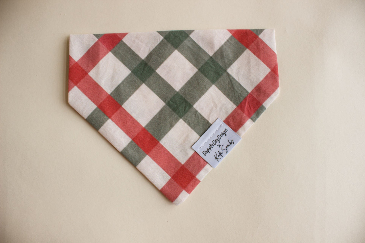 Christmas Plaid Bandana