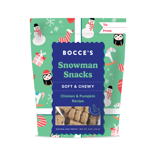 Snowman Snacks, Soft & Chewy | Bocces' Bakery