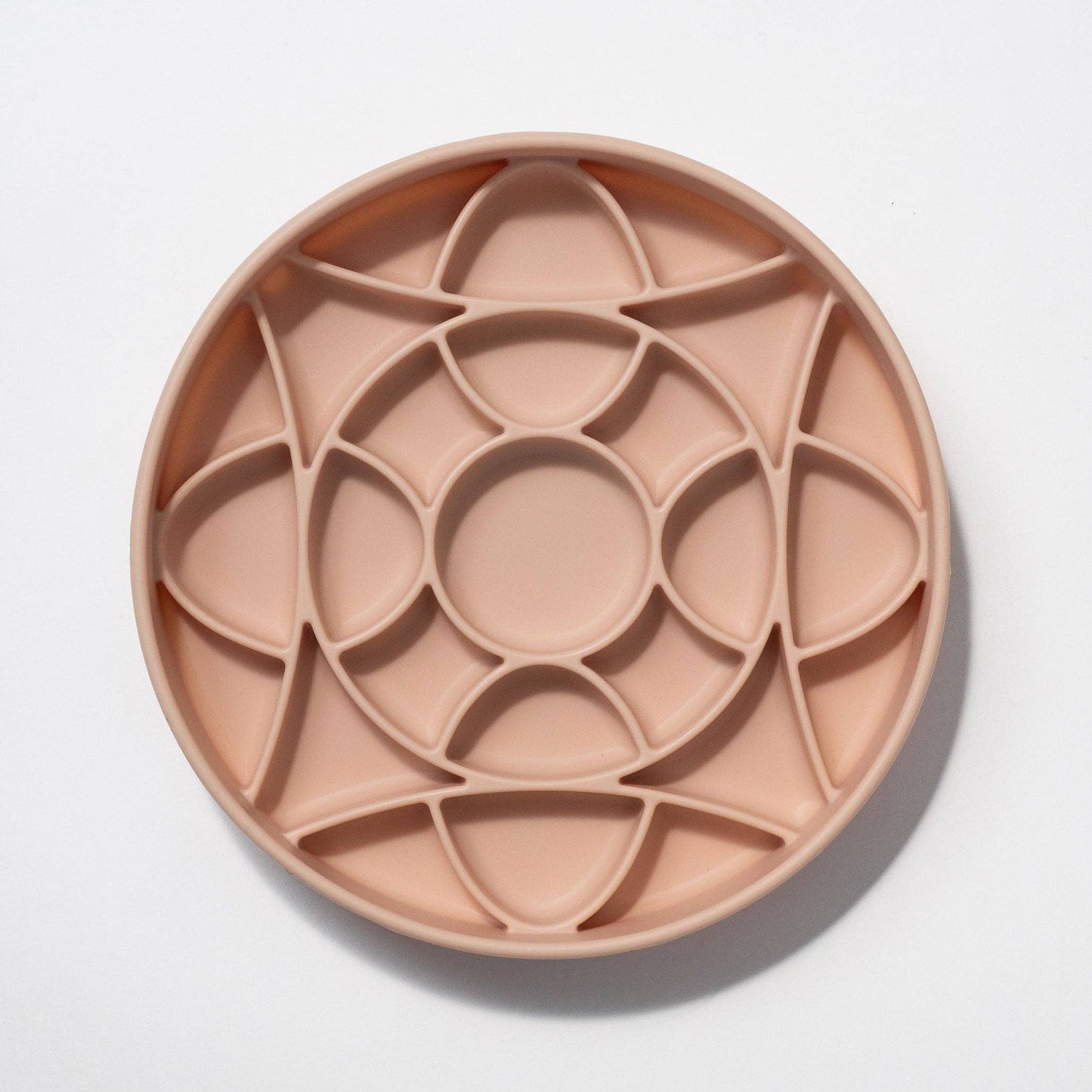 Circulo Slow Feeder Bowl in Rose Water | Dogged