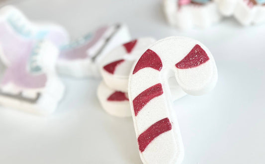 Candy Cane Bath Bomb  | The Burlap Barn Company