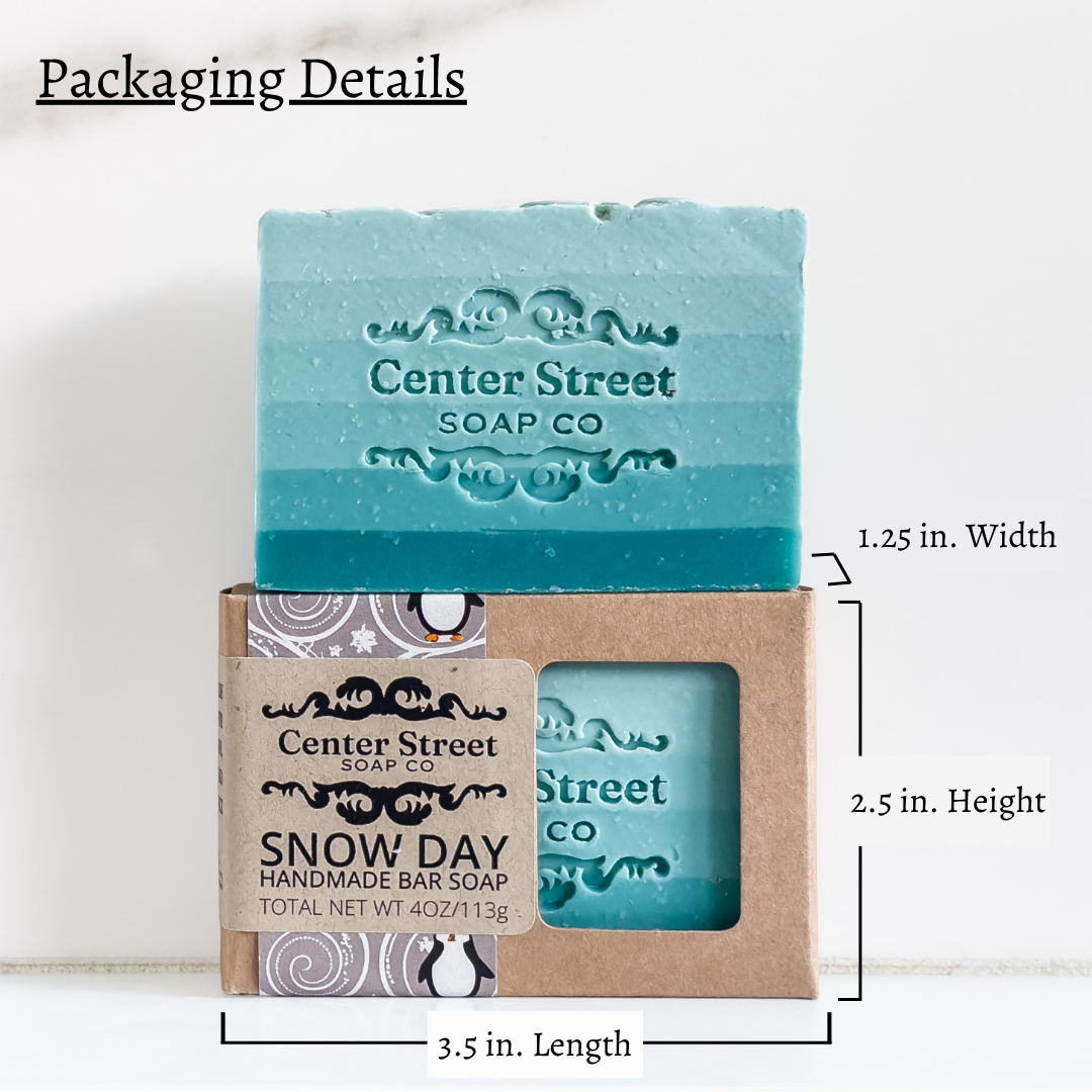 Snow Day Handmade Bar Soap - 4oz