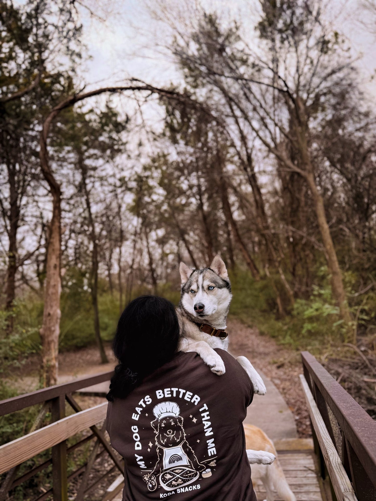 'My Dog Eats Better Than Me' Crewneck - Brown