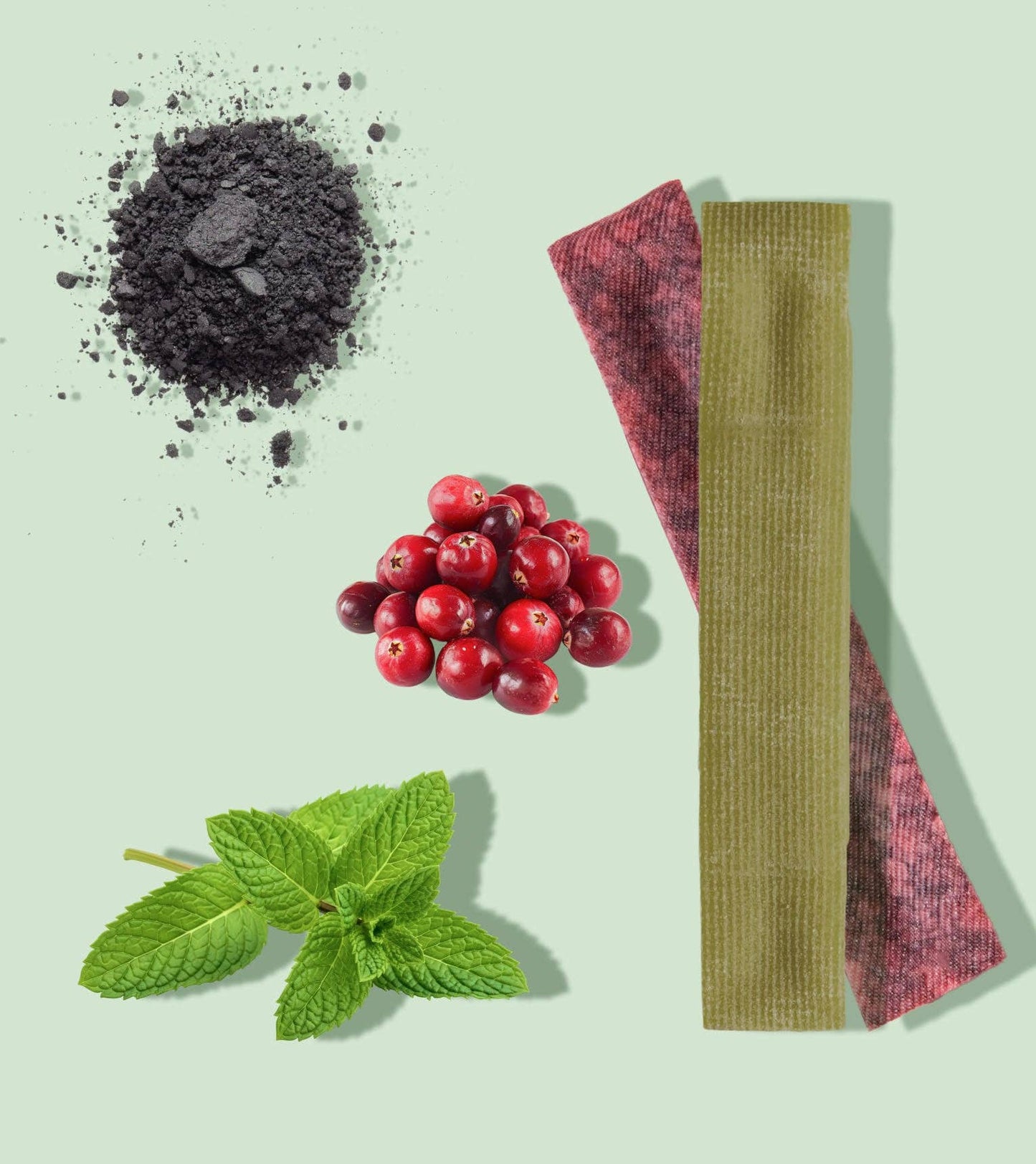 Cranberry & Mint Yak Chew Holiday Gift Set for Dogs | Downtown Barkery