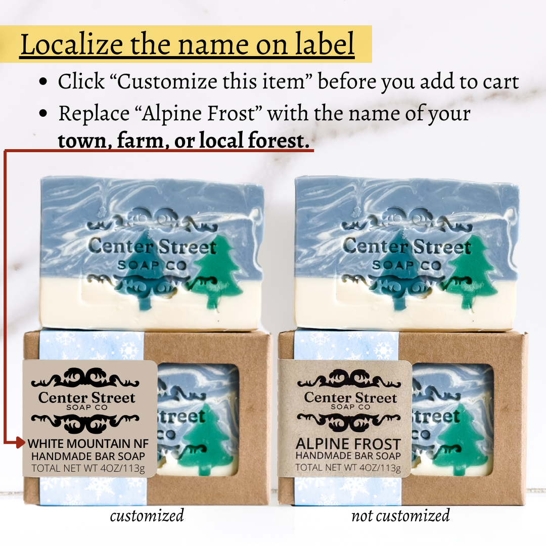 Alpine Frost Handmade Bar Soap - 4oz