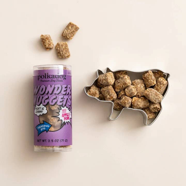 Wonder Nuggets Pork & Apple Dog Treats | Polkadog