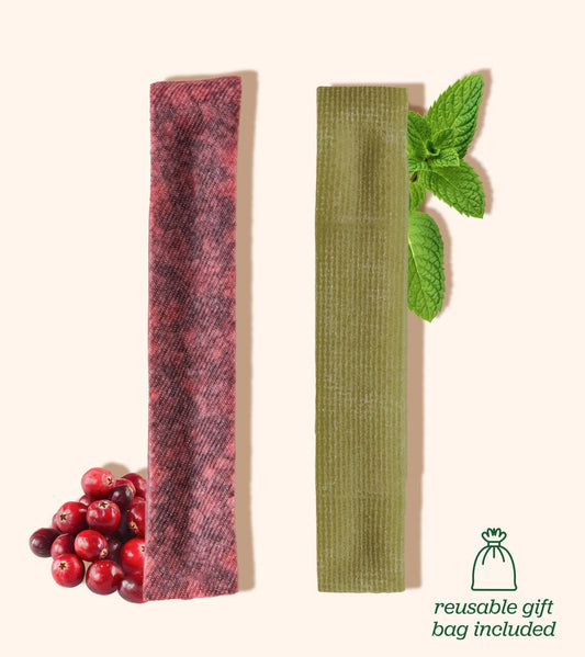 Cranberry & Mint Yak Chew Holiday Gift Set for Dogs | Downtown Barkery