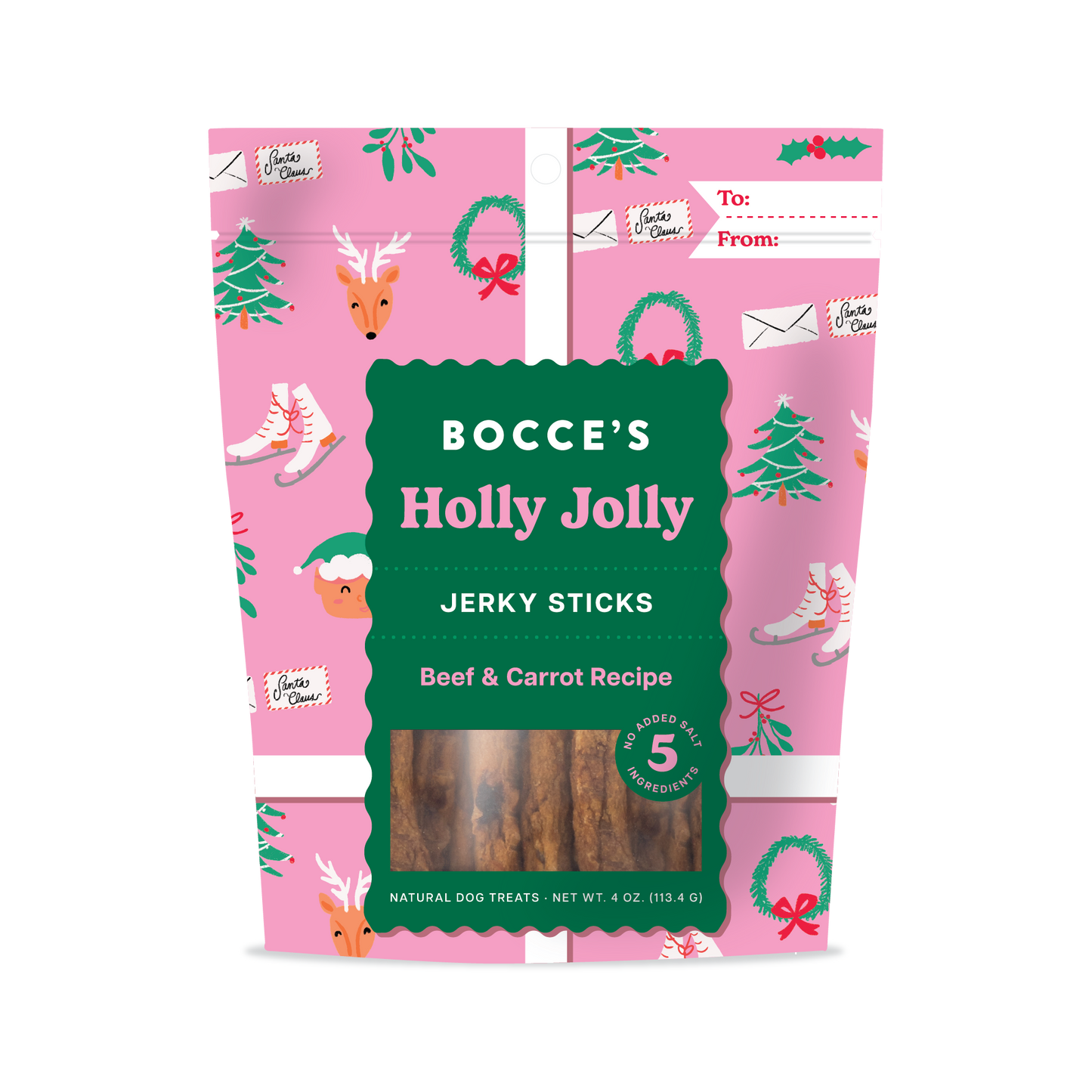 Holly Jolly Jerky Sticks | Bocces' Bakery