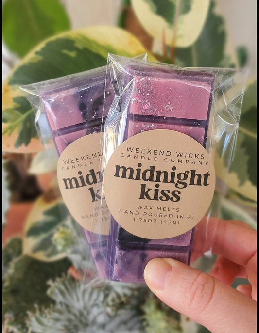Midnight Kiss Wax Melt Bar | Weekend Wicks Candle Company