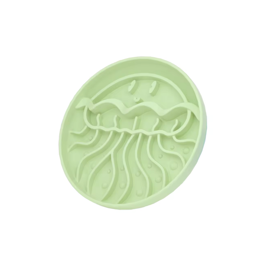 Soothing Seas Jellyfish Lick Mat for Dogs: Lime