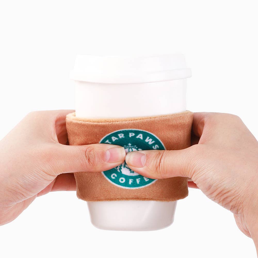 Coffee Hour StarPaws Coffee- TPR Rubber Toy| HugSmart Pet