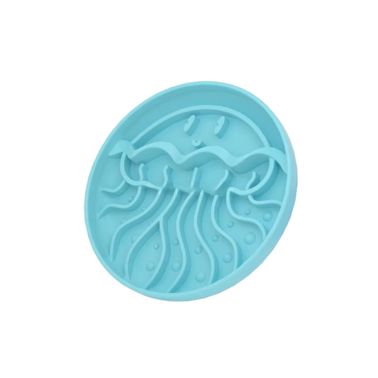 Soothing Seas Jellyfish Lick Mat for Dogs: Sky