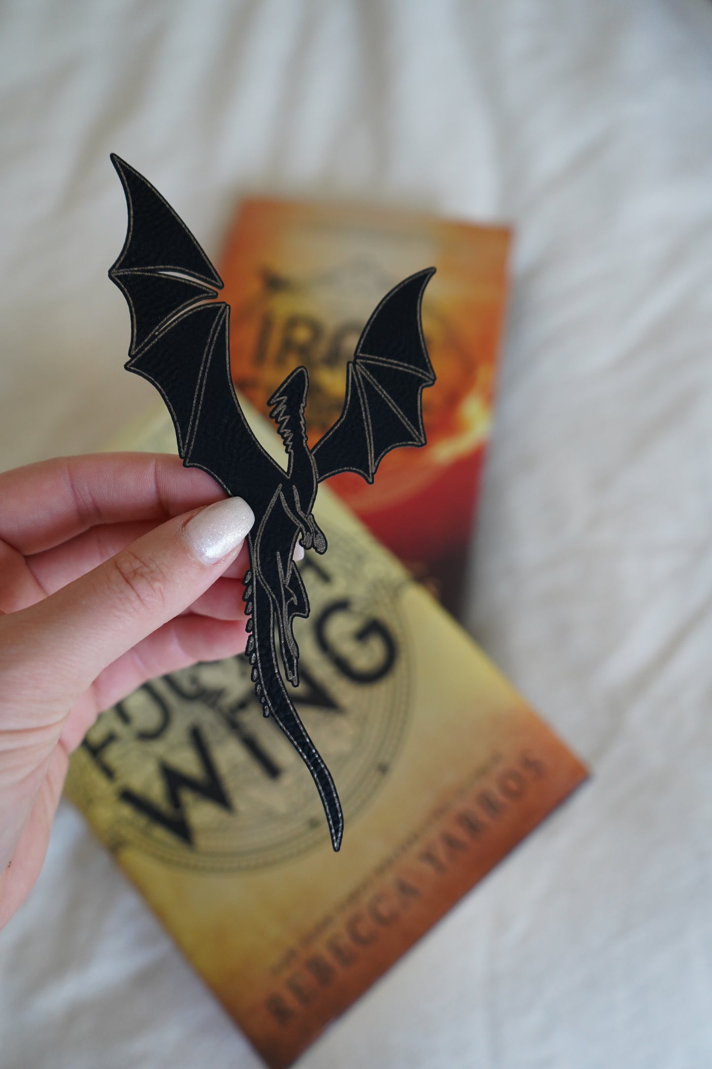 Flying Dragon Faux Leather Bookmark | The Bookish Atelier