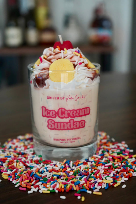 Sniffs by Koda Snacks Dog-Friendly Candles - Ice Cream Sundae