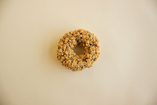 Carob Peanut Butter Crunch Granola Donut | K9 Granola Factory