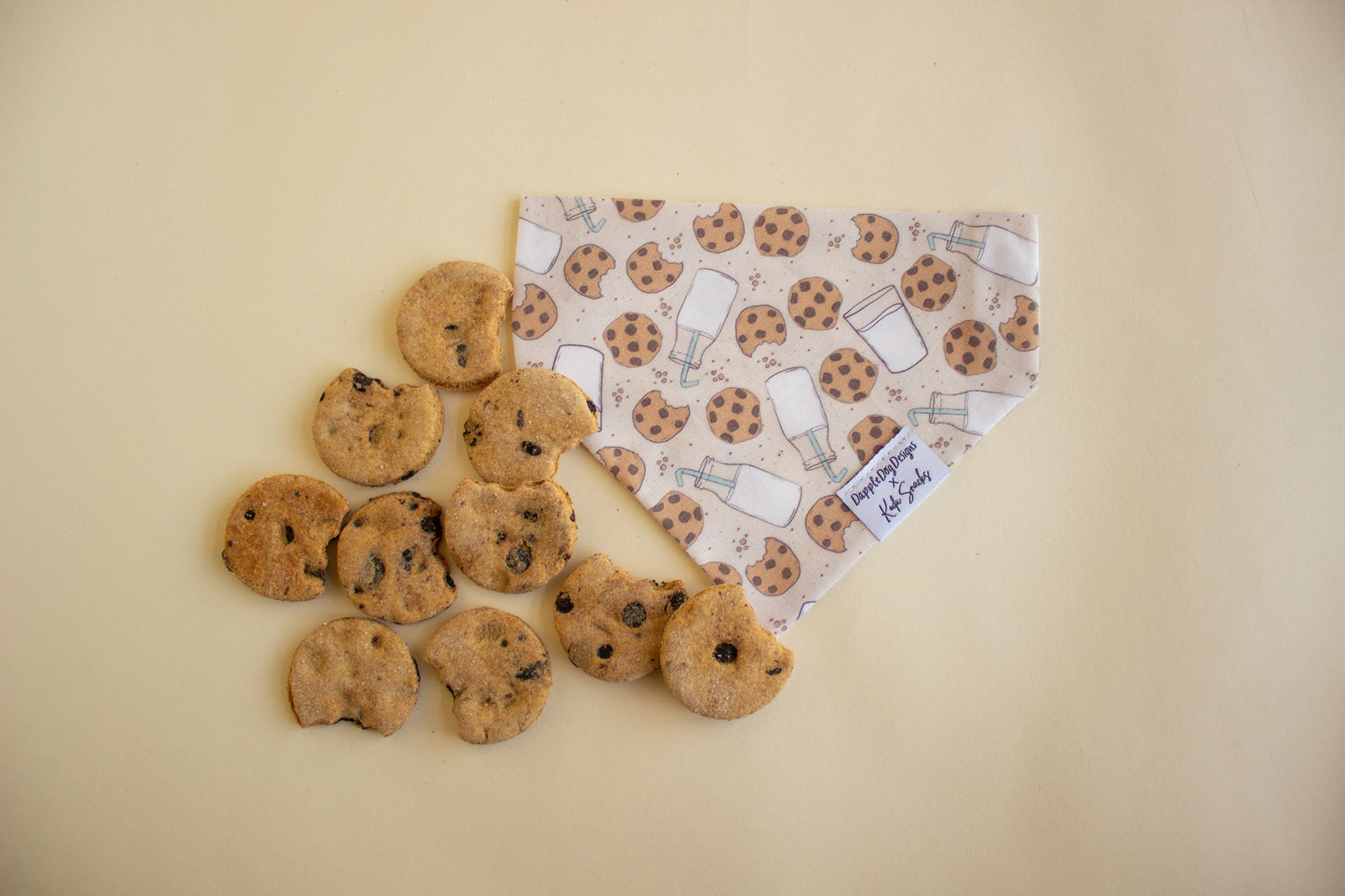 Milk & Chocolate Chip Cookie Bandana