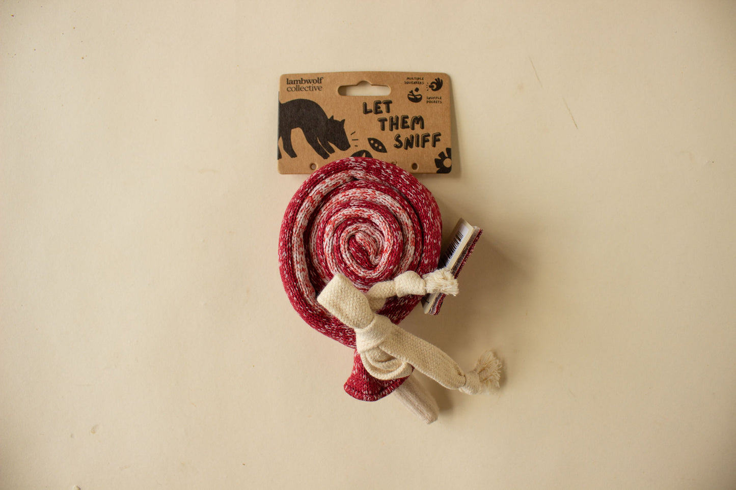 LOLLIPOP//ENRICHMENT DOG TOY | Lambwolf Collective