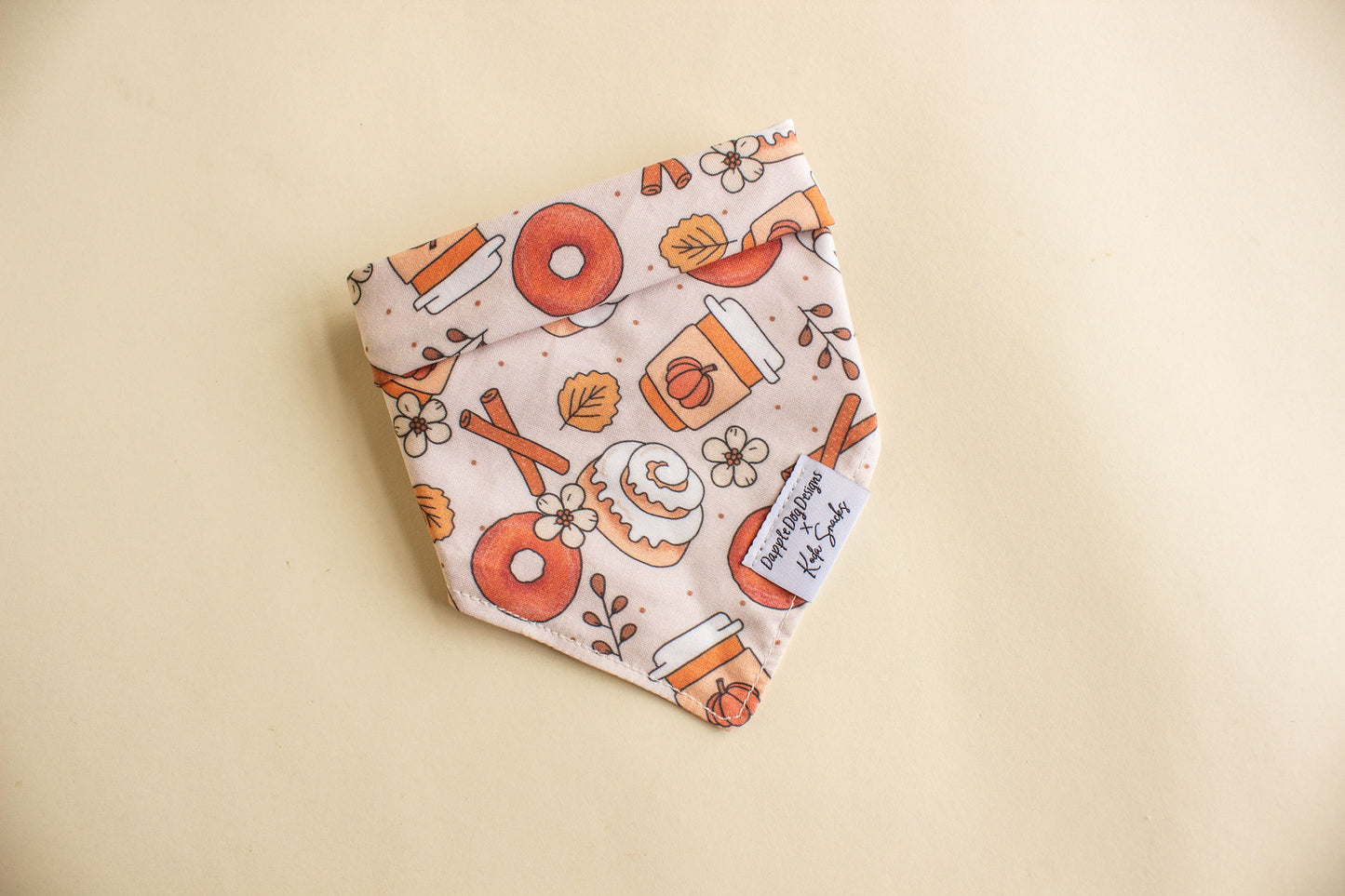 Fall Coffeehouse Bandana | Tie On Style