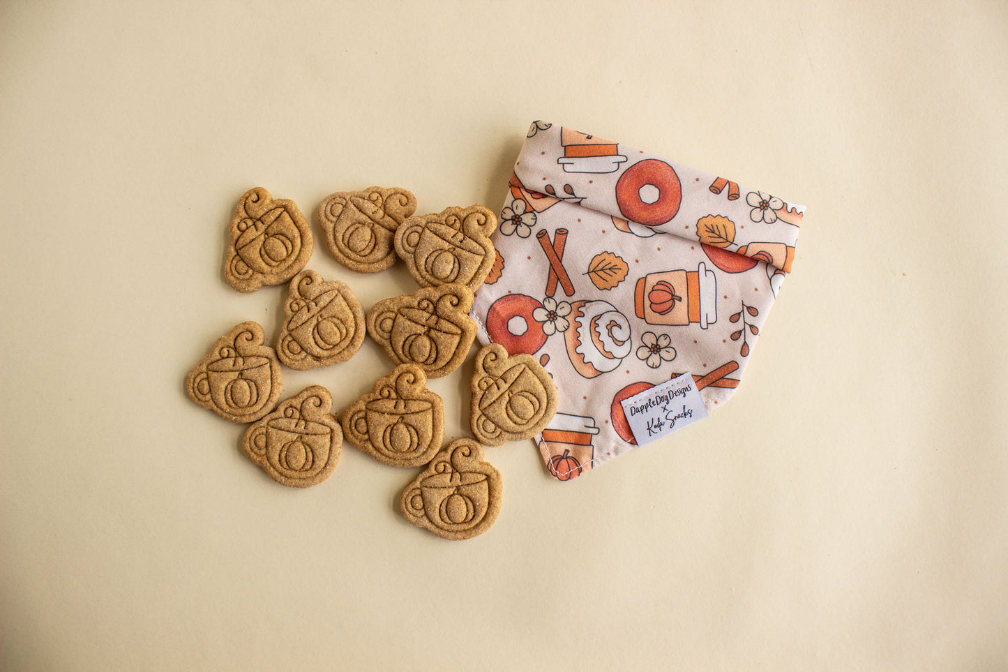 Fall Coffeehouse Bandana | Tie On Style