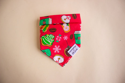 Festive Coffee Run Bandana | Tie On Style