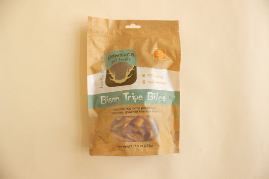 Bison Tripe Bites | Paws and Co.
