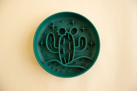 Cactus Slow Feeder Bowl - Saguaro Green