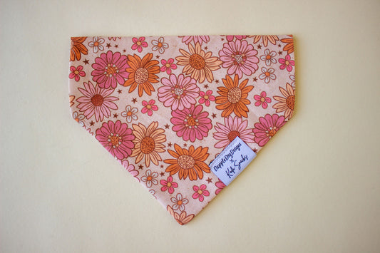 Pink Floral Bandana