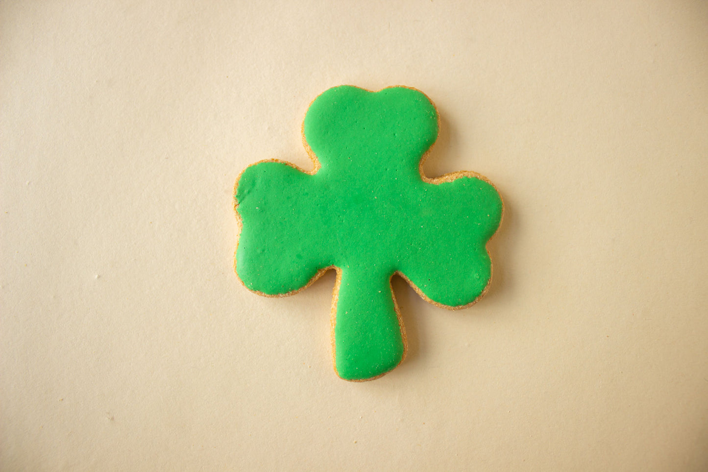 Frosted Shamrock Cookie