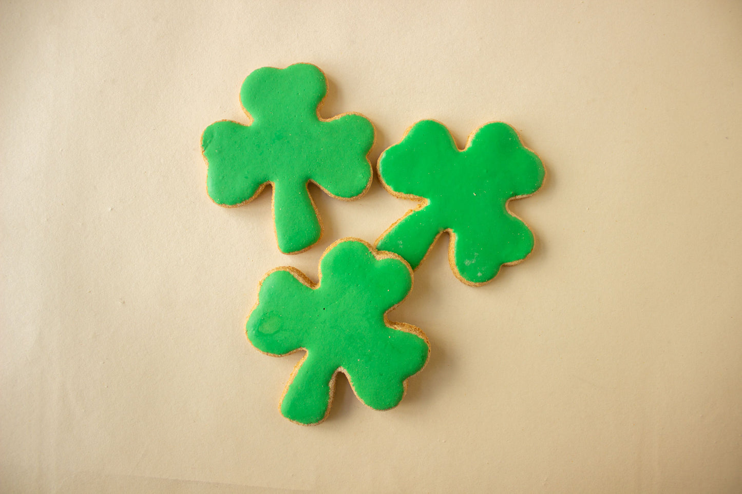 Frosted Shamrock Cookie