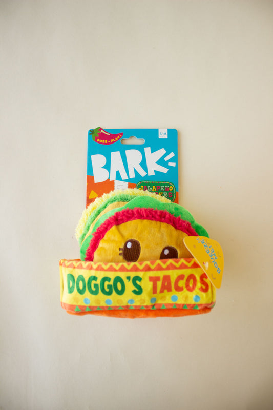 BARK Doggos Tacos Plush Dog Toy