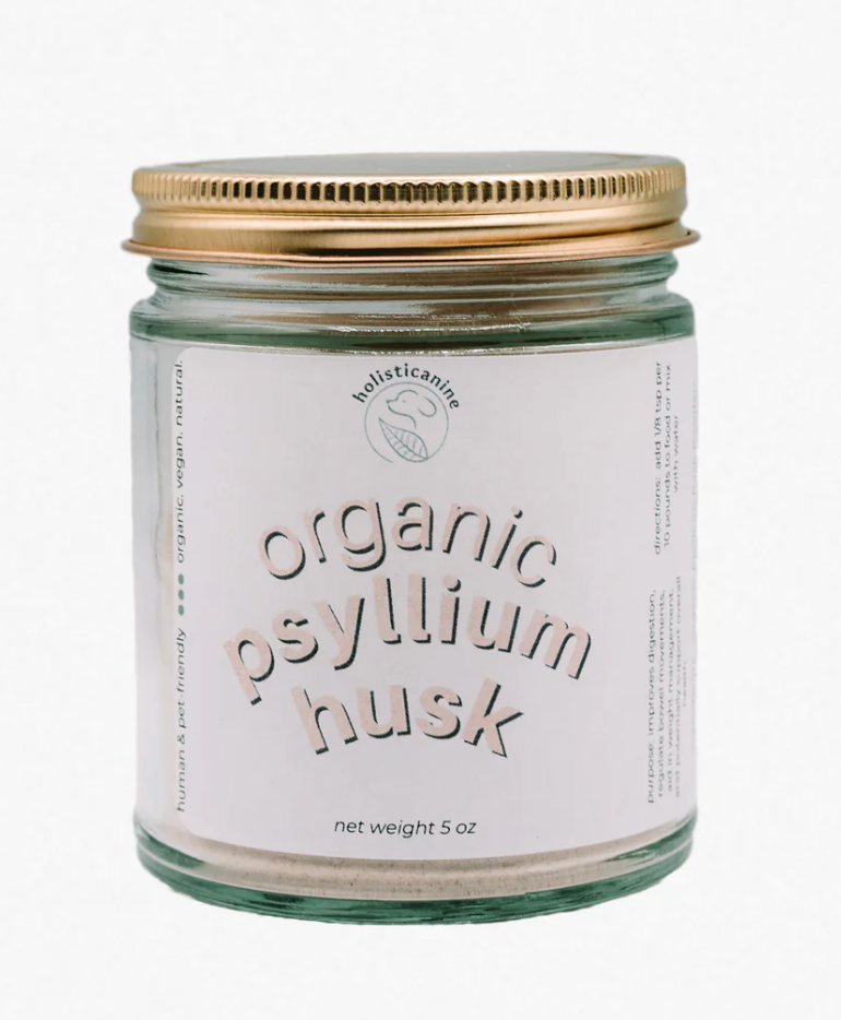 Organic Psyllium Husk Supplement | Gastrointestinal Tract Health | Holisticanine