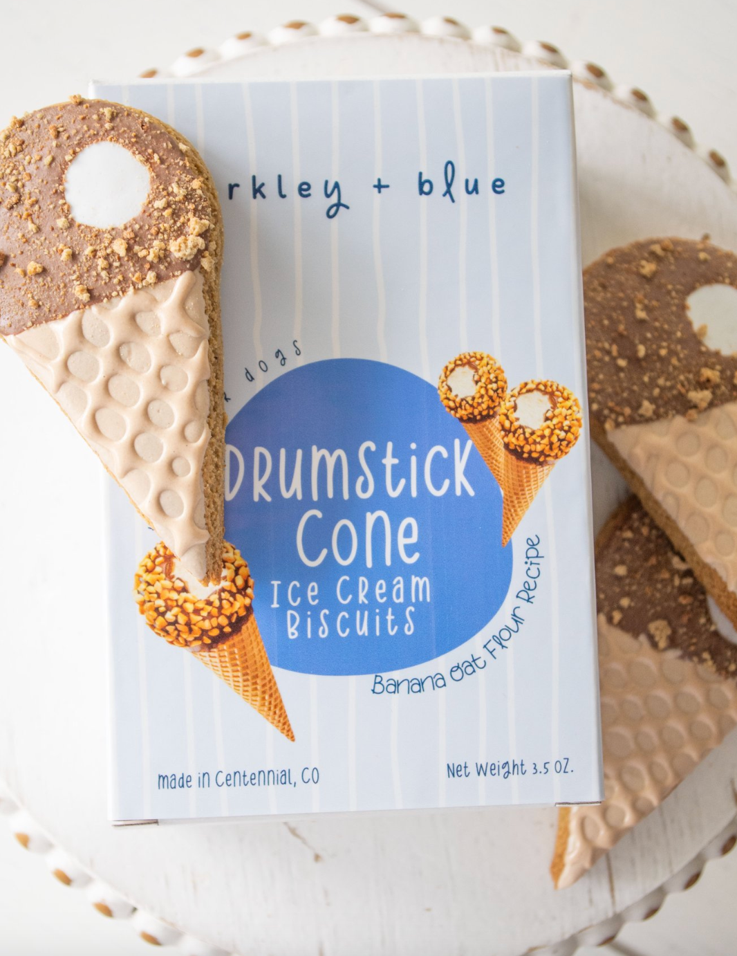 Drumstick Ice Cream Cone Biscuit Box | Barkley & Blue