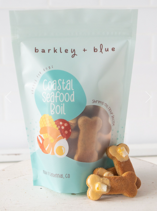 Coastal Seafood Boil Half-Dipped Bones | Barkley & Blue