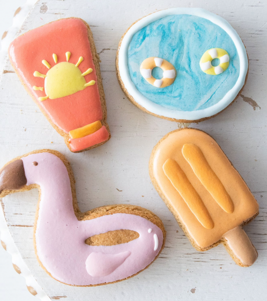 Poolside Paws Biscuit Set | Barkley & Blue