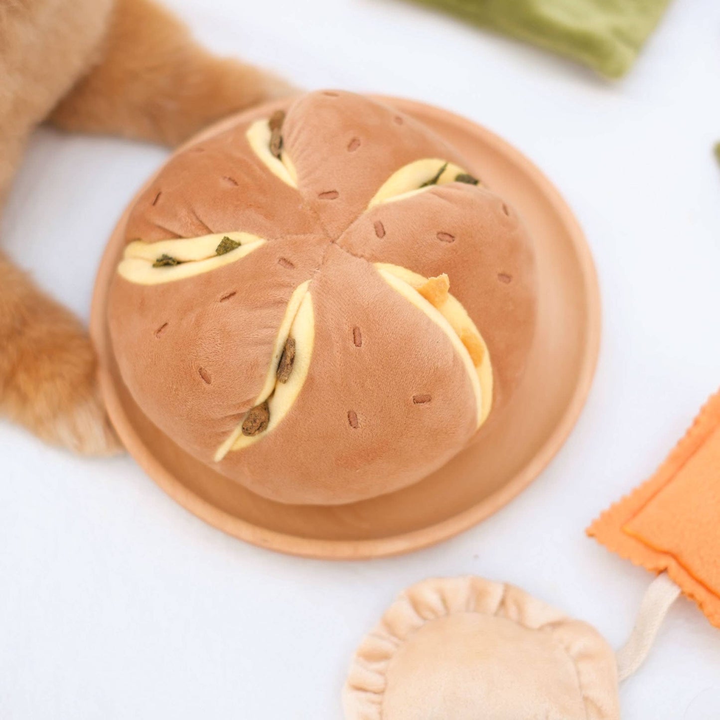 Cheesy Bread Nosework Enrichment Toy | Pups n Bubs