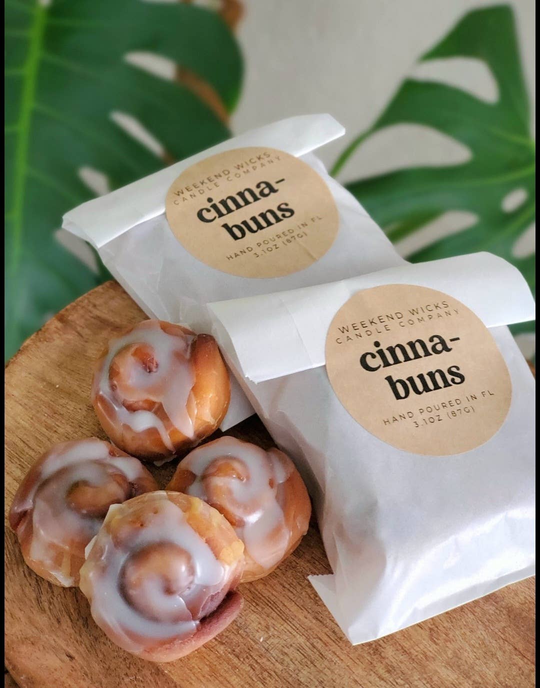 Cinnamon Bun Wax Melts | Weekend Wicks Candle Company