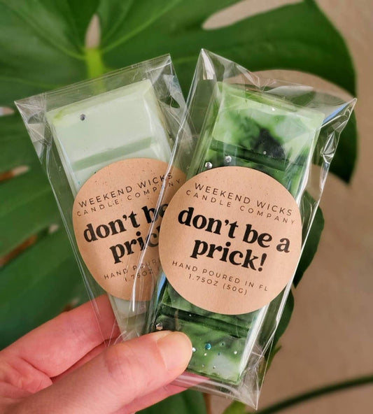 Baja Cactus Blossom Wax Melt Bar 'Don't Be a Prick!'