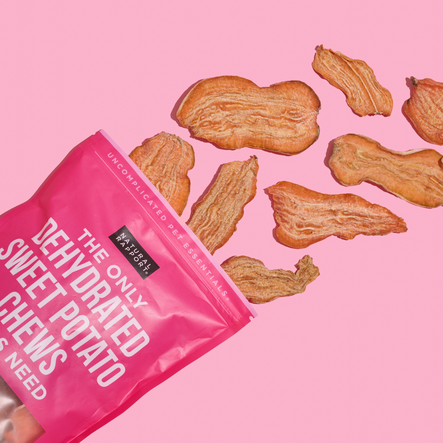 The Only Dehydrated Sweet Potato Chews Dogs Need