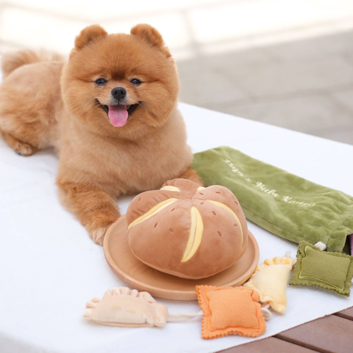 Cheesy Bread Nosework Enrichment Toy | Pups n Bubs