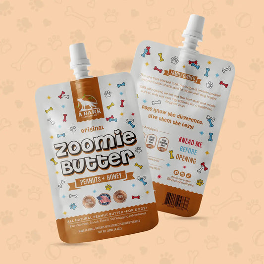 Original Zoomie Butter Squeeze Pack | A Bark Above Treats