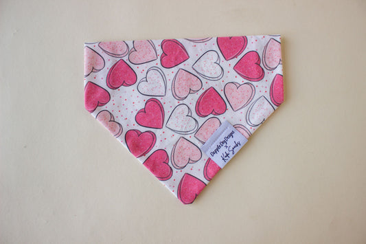 Frosted Heart Cookie Bandana