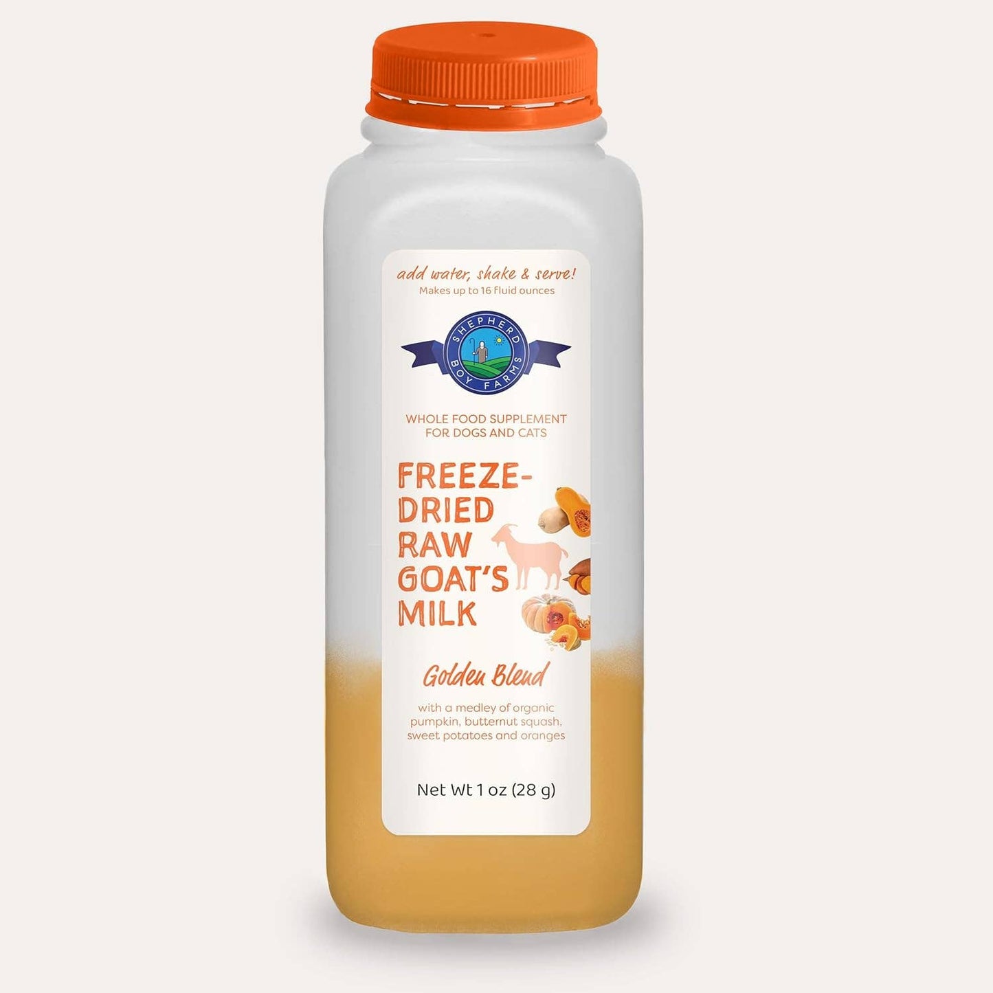Freeze-Dried Raw Goat Milk- Golden Blend | Shepherd Boy Farms