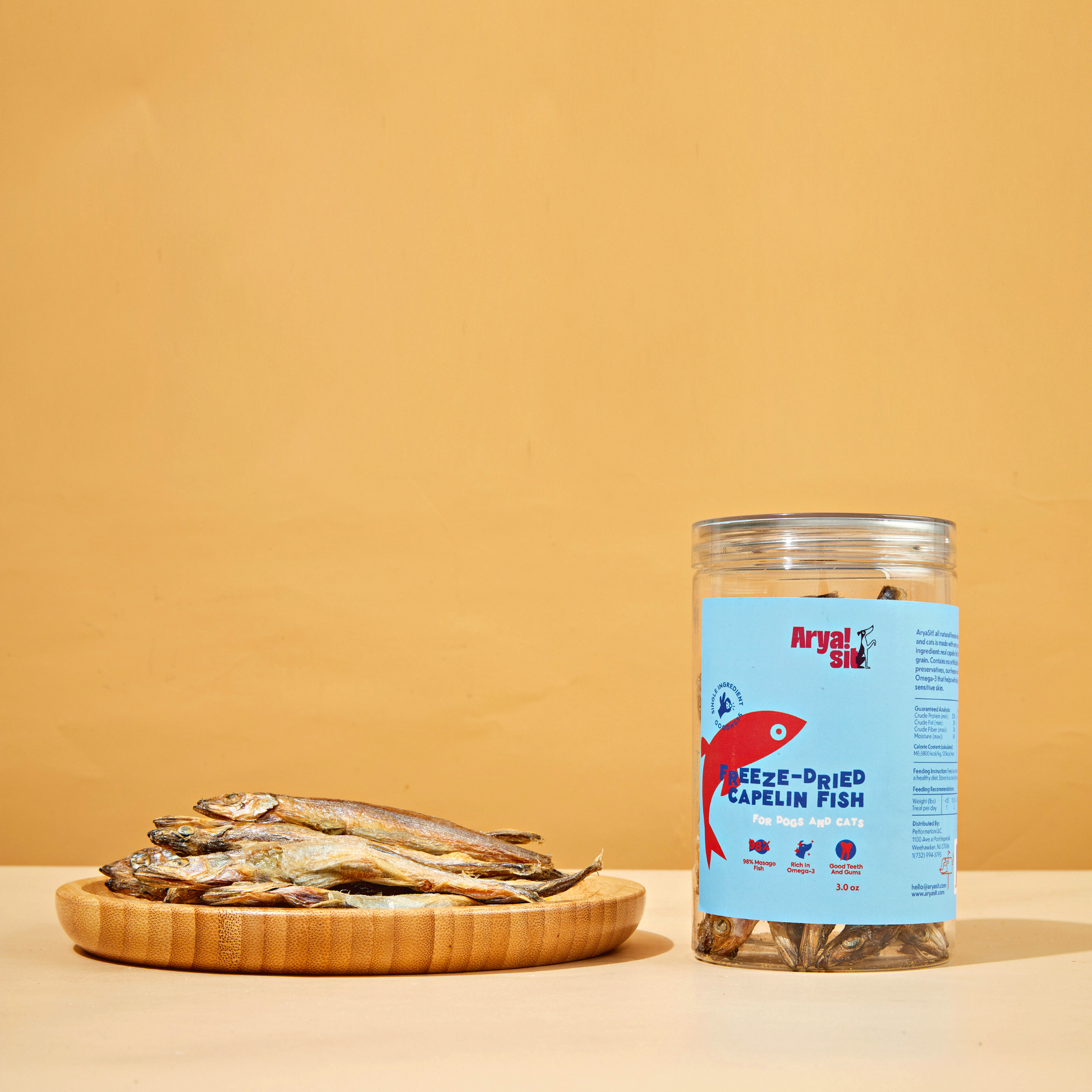 Dried capelin outlet for dogs